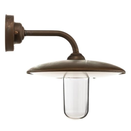 vonkajsie mosadz vintage mediteranska nastenna lampa nastenny drziak zlta mosadz vidiecky dom osvetlenie zahrada terasa vonkajsie vodotesne interier kvalitny budapest la meridiana zariadenie patinovane 2.jpg